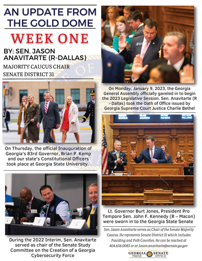 Week 1 Legislative Update